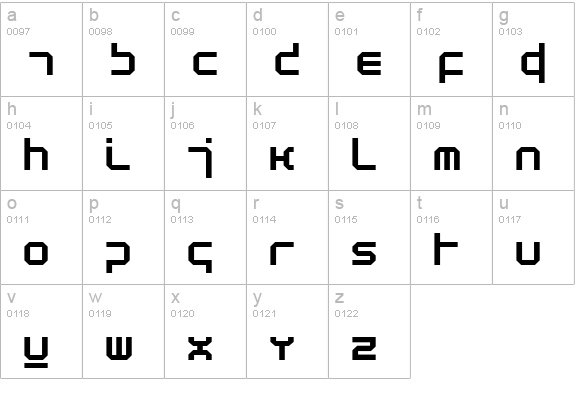 Atmosphere Bold lowercase a-z preview