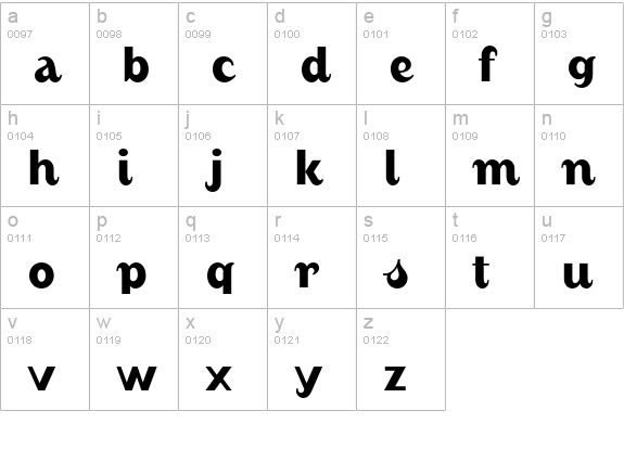 August-MediumAlternate lowercase a-z preview