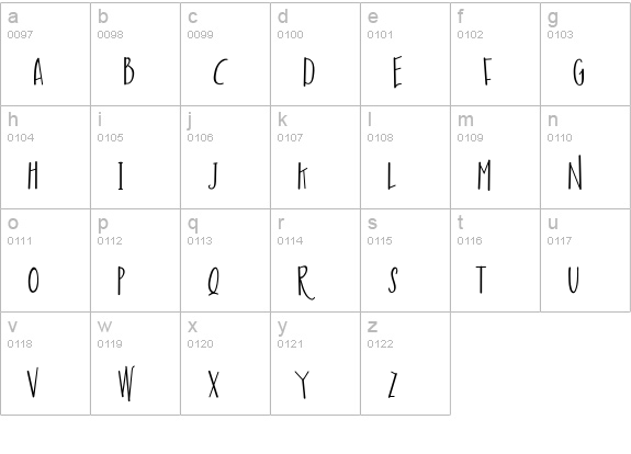 Austie Bost Envelopes Print lowercase a-z preview