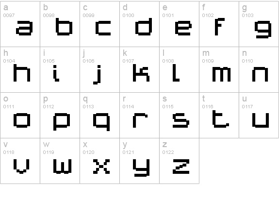 Autriche ALT lowercase a-z preview