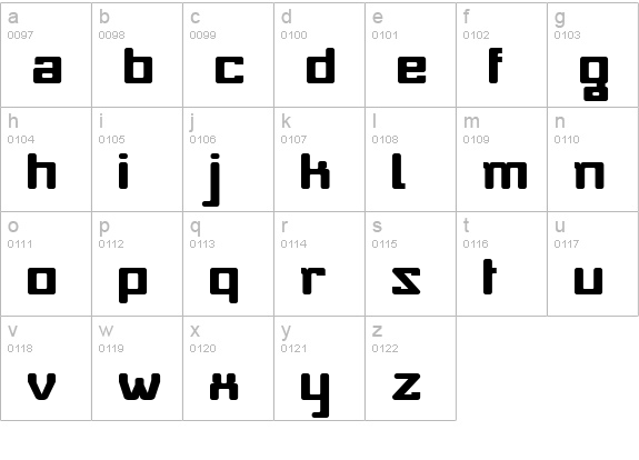 Baby Universe lowercase a-z preview