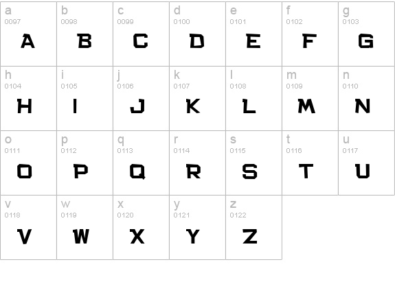 Bachelor Pad JL lowercase a-z preview