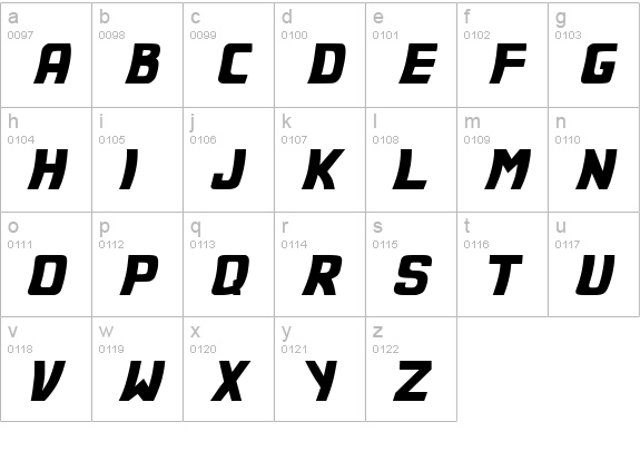 Back to the future 2002 lowercase a-z preview