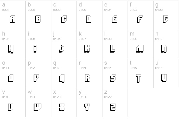Bad Mofo lowercase a-z preview