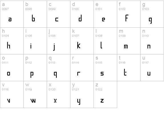 Banana Split Regular lowercase a-z preview