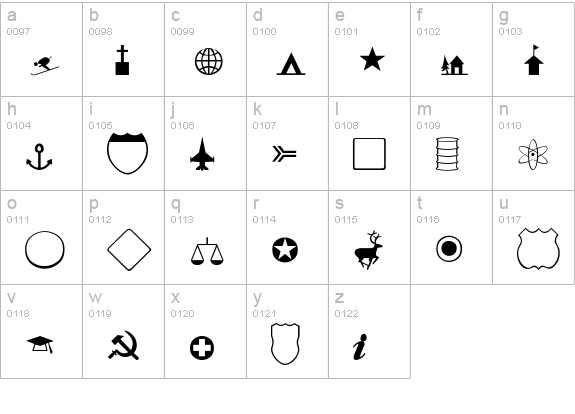 Banch-Thin lowercase a-z preview