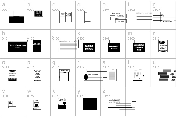 Bank Visit JL lowercase a-z preview