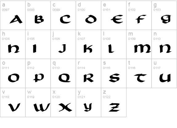 BarbourSCapsSSK Bold lowercase a-z preview