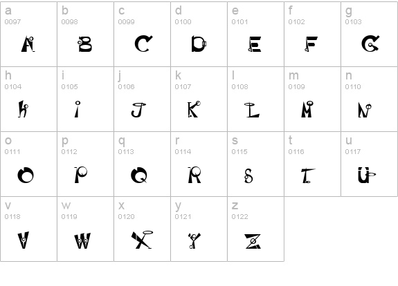 BASEHEAD lowercase a-z preview