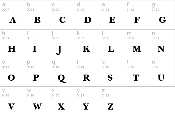 Baskerville Small Caps SSi Bold Small Caps  lowercase a-z preview