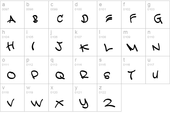 basm fat lowercase a-z preview