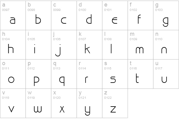 Basque Normal lowercase a-z preview