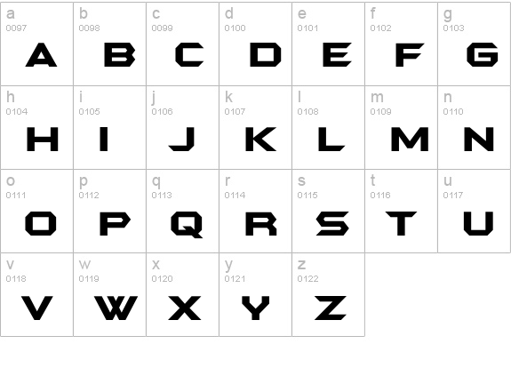 BatmanForever1 lowercase a-z preview