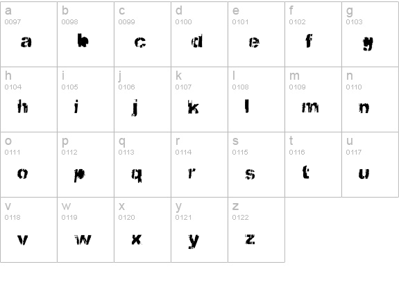 BBQcow moo lowercase a-z preview