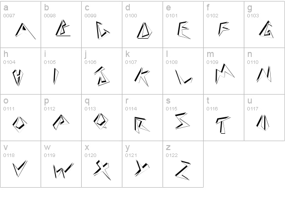Beehive: lowercase a-z preview
