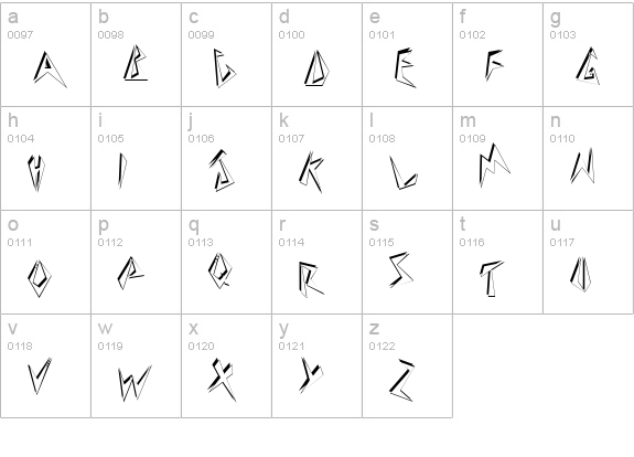 Beeswax T Normal lowercase a-z preview