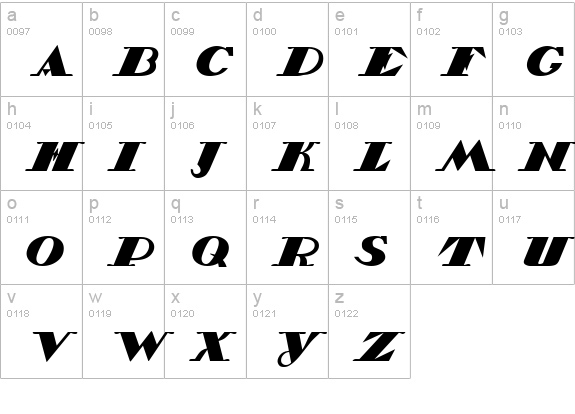 Belukha Capital lowercase a-z preview