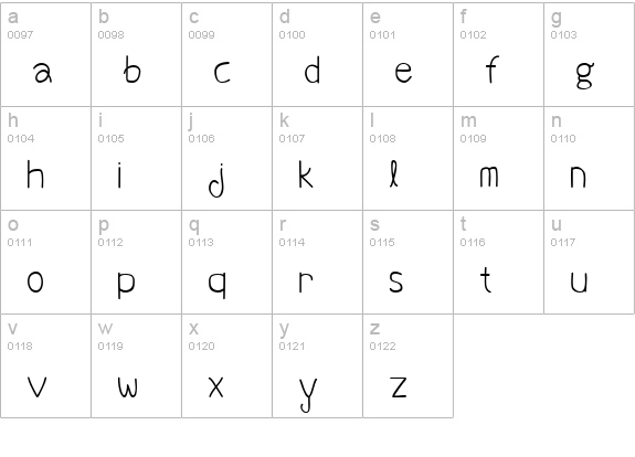 Beneath Your Beautiful Bold lowercase a-z preview