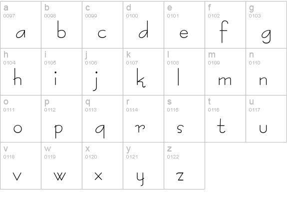 BernhardFashionHmk lowercase a-z preview