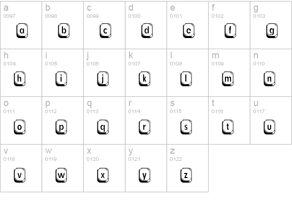 Betsy Flanagan lowercase a-z preview