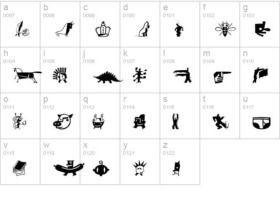 BigCheeseLight lowercase a-z preview
