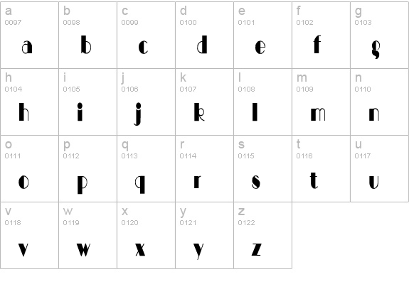 BIGCITY-Norm-Cn lowercase a-z preview