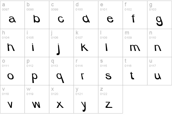 BigRedDAy Normal lowercase a-z preview