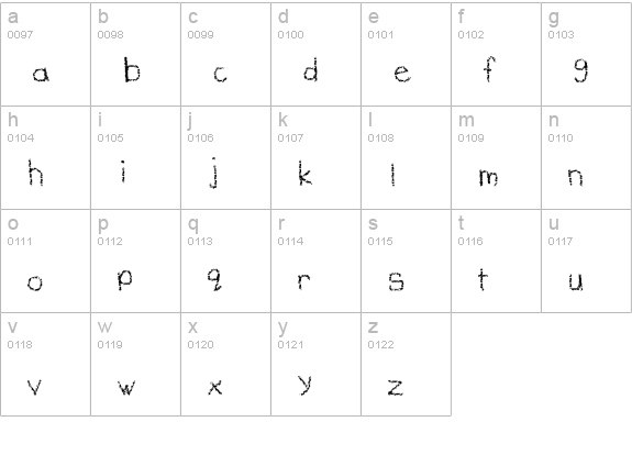 Billy Bear's Crayons lowercase a-z preview