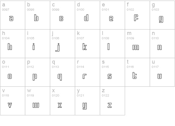 Bio-disc lowercase a-z preview