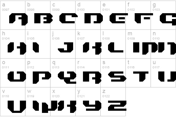 Bionic Kid Simple lowercase a-z preview