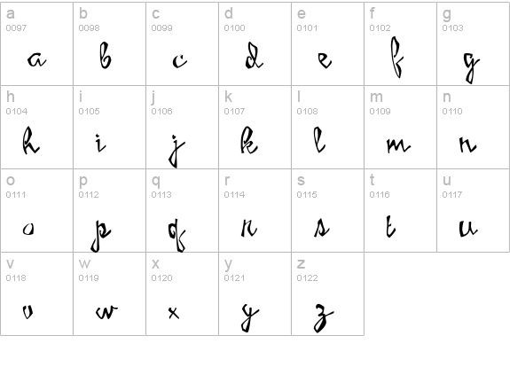 Birdhouse Medium lowercase a-z preview