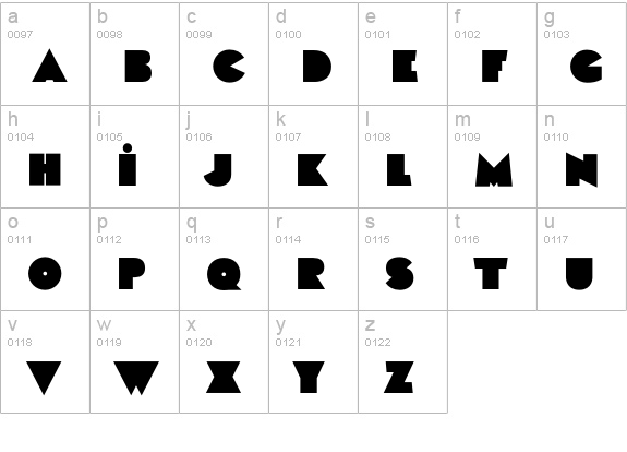 Black Boton Std Bold lowercase a-z preview