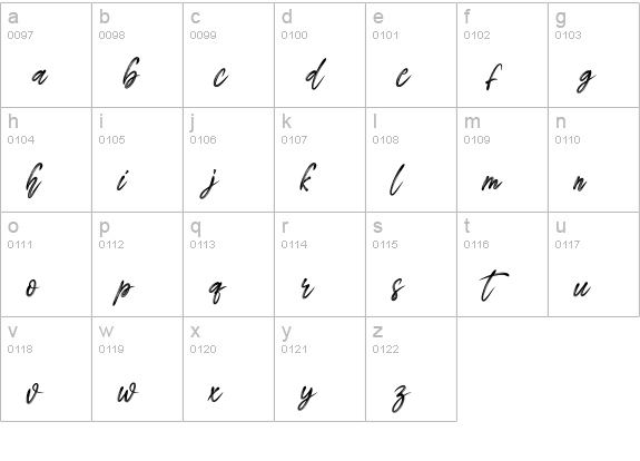 Black Light lowercase a-z preview