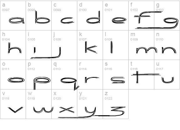 Blazer lowercase a-z preview