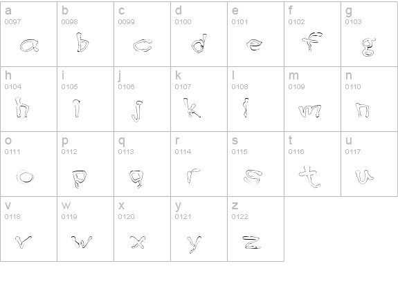 BlottoooLightBeer lowercase a-z preview
