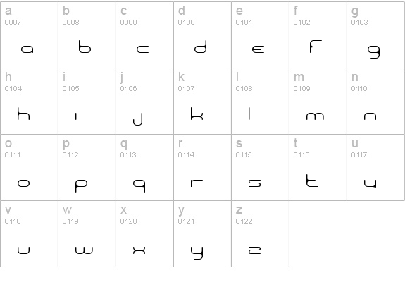 BN Expoo lowercase a-z preview