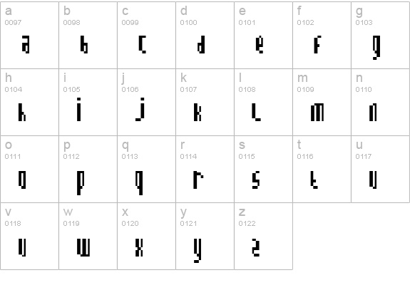 BN Information lowercase a-z preview