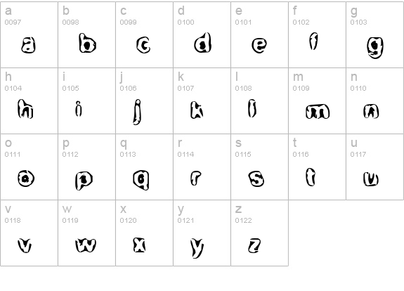 BN-Maxi lowercase a-z preview