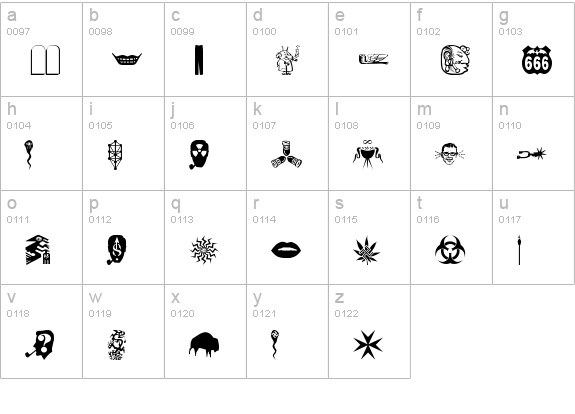 BOBCO 9 lowercase a-z preview
