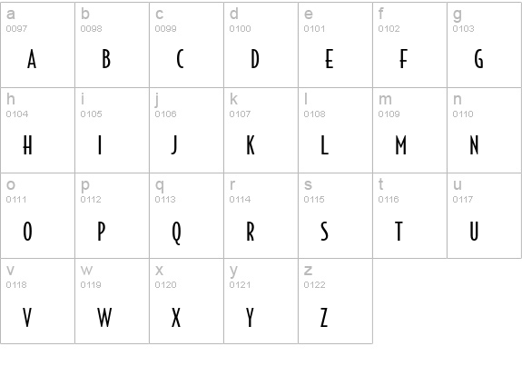 BodegaSans-LightSmallcaps lowercase a-z preview