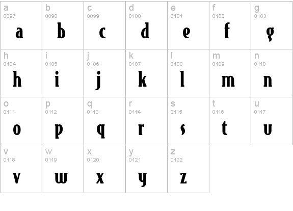 BodegaSerif-BlackOldstyle lowercase a-z preview