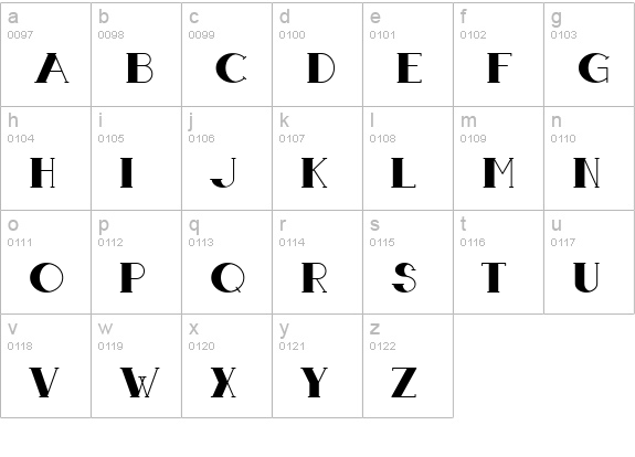 Boldatin ExtraBold lowercase a-z preview