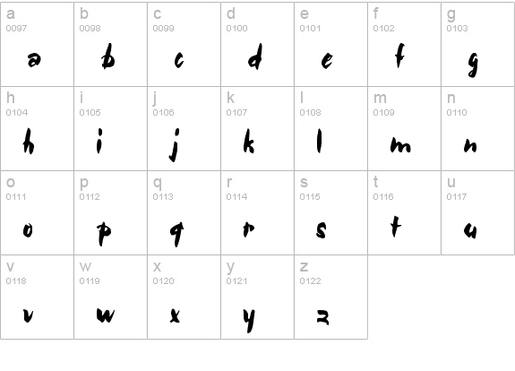 Bolide Regular lowercase a-z preview