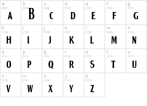 BOOTLE lowercase a-z preview