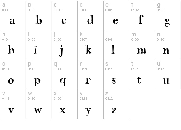 Bottled Fart lowercase a-z preview