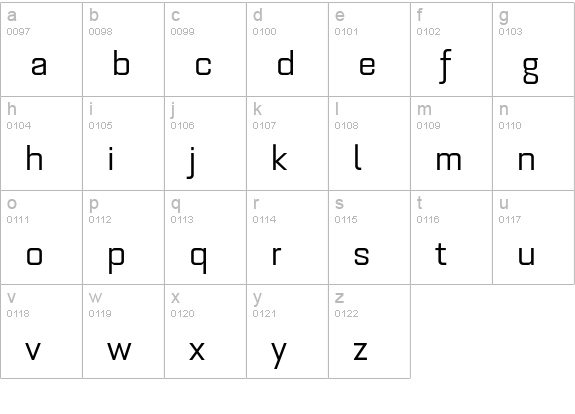 Bourgeois Book lowercase a-z preview