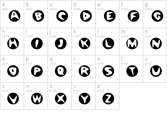 BowlORama lowercase a-z preview