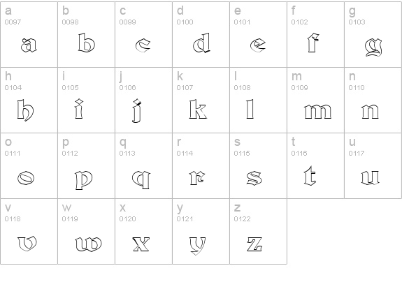 Brandywine-Hollow-Extended Normal lowercase a-z preview