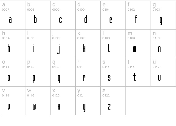 Brighton Sans NBP lowercase a-z preview