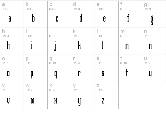 BrightonTwo Serif NBP lowercase a-z preview